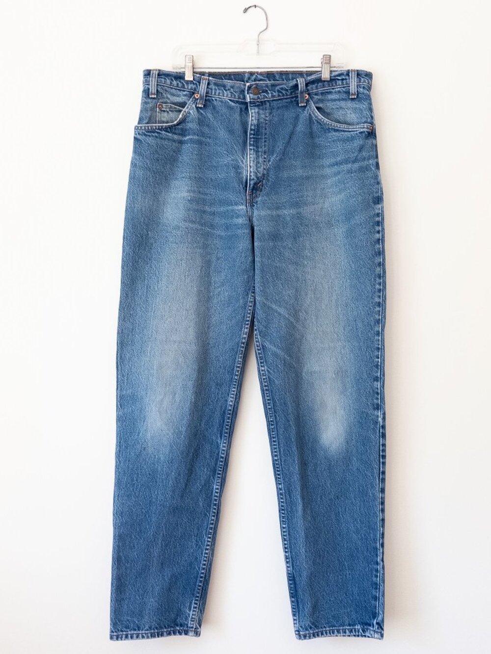 VTG Levi's 550 Orange Tab Jeans 38x34 Made in USA 1991 Relaxed Denim Normcore